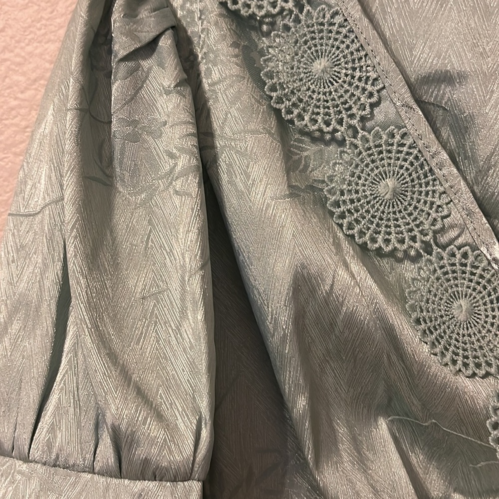 Nasty gal seaform green blouse size 4 NWOT #6 - Picture 8 of 8